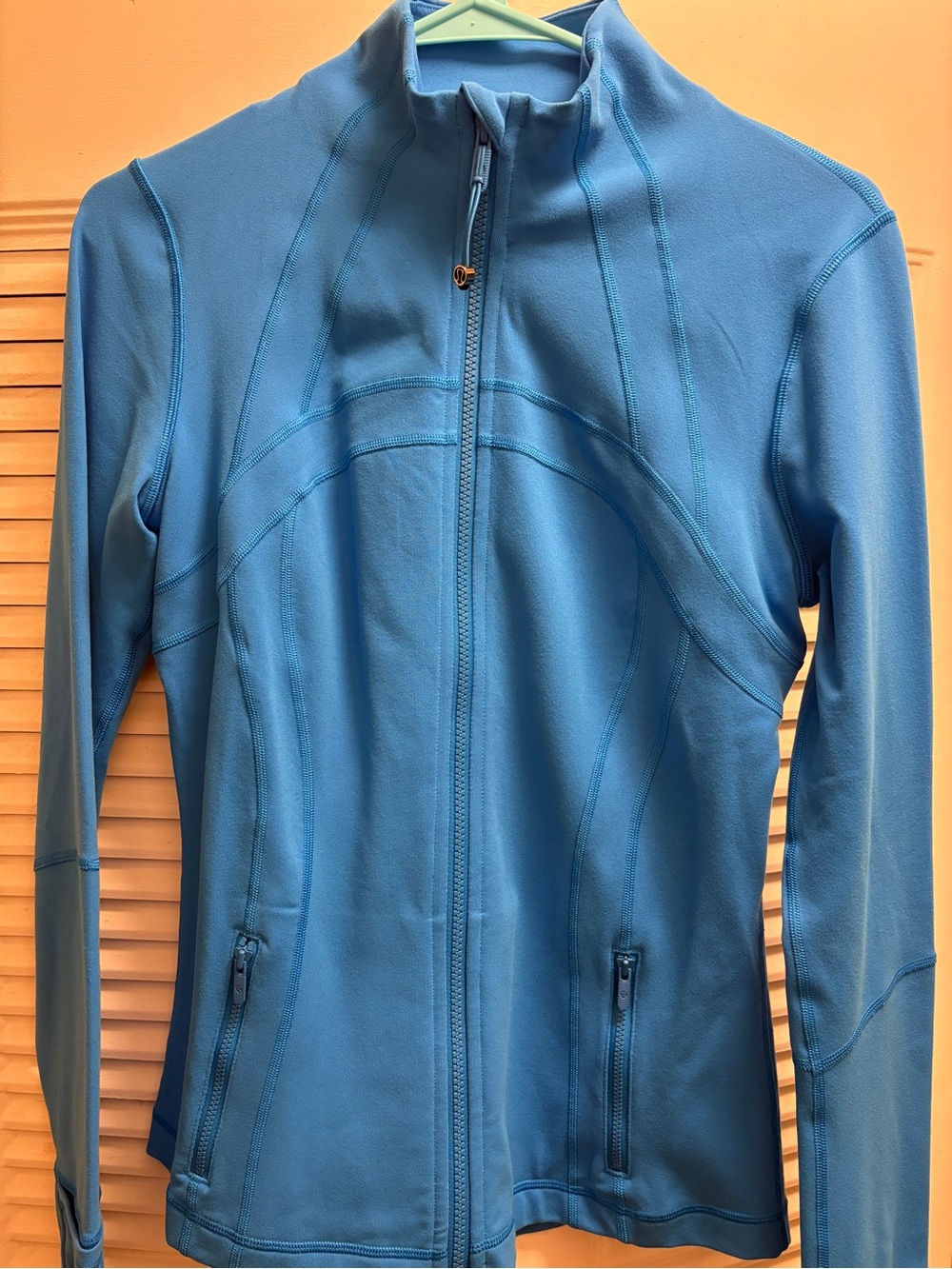 lululemon athletica Light Blue Full-Zip Utility Jacket